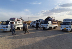 12 Yazidi families return from the Syrian camp of Nowroz to Shingal