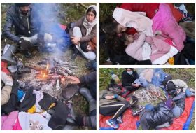 Yezidis on the verge of death on the Polish-Belarusian border