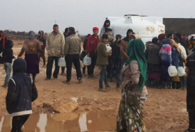 Нехватка воды в лагерях езидских беженцев в Ираке