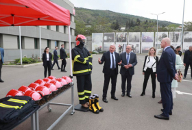Турция передала грузинским пожарным-спасателям огнеупорные формы