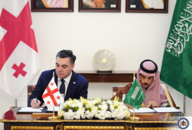 Georgian, Saudi FMs sign agreement