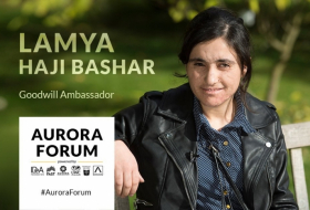 Yazidi survivor Lamya Haji selected as Aurora forum goodwill ambassador