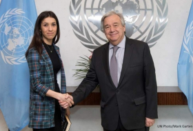 Nadia Murad, appointed as an advocate for the sustainable development goals (SDGS) by United Nations secretary - general, Antonio Guterres