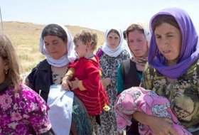 Refugee yazidi families returned back to their area of origin ‘Sinjar’