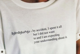 British Ambassador’s Georgian language meme goes viral, printed on t-shirt