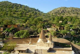 The restoration of Lalish Temple is still ongoing