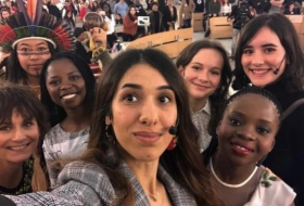 Надя Мурад была почетным гостем первого саммита молодых активистов в ООН в Женеве