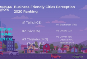 Emerging Europe включил Тбилиси в рейтинг городов с лучшими условиями для бизнеса