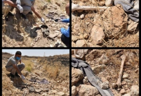 Found remains that may belong to the Yezidi who were in the detention of ISIS