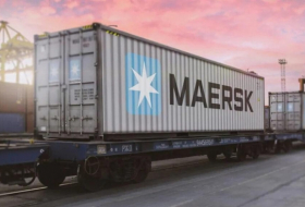 Yekem trêna bloka Maersk a ji Çînê hat Gurcistanê