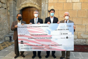 Генконсульство США в Эрбиле пожертвовало на восстановление храма Лалеш 500 тысяч долларов