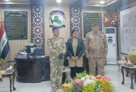 Commander Khal Ali received official permission for his humanitarian activities from Baghdad