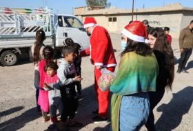 Santa Claus in Yazidi areas