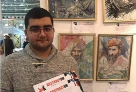 Yazidi young artist took 1st place at the festival «Abstractum»