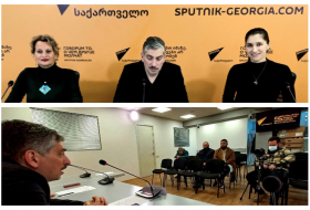 Сотрудники Культурного центра езидов Кавказа приняли участие в пресс-конференции «Sputnik Грузия»