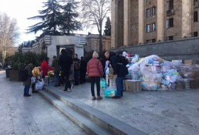Начался второй этап отправки гуманитарных грузов из регионов Грузии в Украину