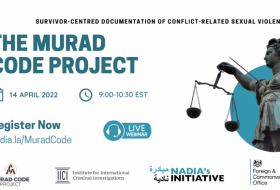 Nadia's Initiative and IICI co-host a documentation event focused on Yazidi survivors