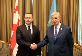 Ираклий Гарибашвили встретился с президентом Казахстана Касым-Жомартом Токаевым