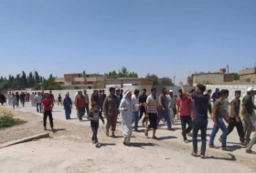 Syria: Protests in the Yazidi village of Sarekani against lawlessness