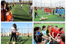 Joine Ysef, a Yazidi girl who is a football coach