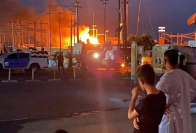 There was a fire at the Sinjar electrical substation