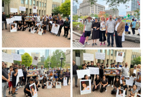 Езиды проживающие в Канаде провели митинг с призывом прекращения поддержки террористических и мафиозных организаций в Курдистане