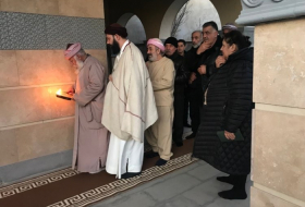 Aida Ezid celebration was held in the Ezid Temple (Quba Siltan Ezîd)
