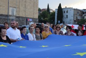 Три оппозиционные партии пообещали собрать в Грузии миллион подписей сторонников ЕС