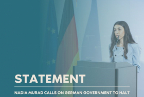 Nadia Murad calls on German government to halt Yazidi deportations one year after the country formally recognized the Yazidi genocide
