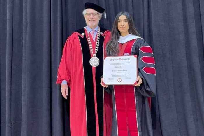 Nadia Murad Receives Honorary Degree from Chapman University
