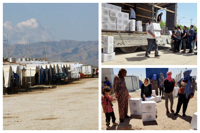 Езидским беженцам в лагеря привозят просроченную еду в виде гуманитарной помощи