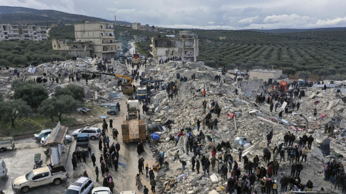 Землетрясение, которое произошло 6 февраля нанесло большой ущерб северо-западу Сирии