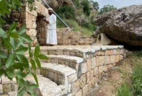 Reconstruction work resumed in the temple of Lalish-Nurani