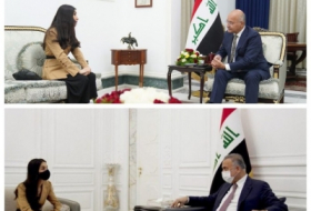 Hevdîtina Nadiya Murad a bi Prezidentê û Serokwezîrê Iraqê re