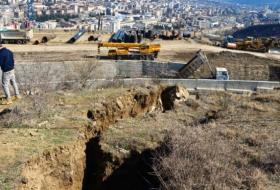 Жители Тбилисского района Вашлиджвари требуют моратория на строительство и создание экспертной группы для изучения оползня