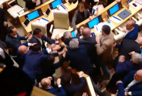 Skirmish in Georgian parliament