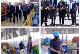 A new wire production plant has been launched in Tbilisi
