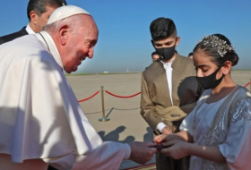Papa Fransîs gehijt Erbil
