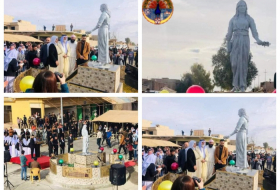 There is a monument to the Yezidi girl Gilan in Shangal
