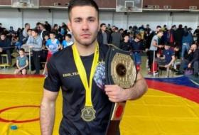 The Yezidi athlete won the Cup of the Caucasus in grappling