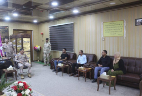 Sinjar: Colonel of the Iraqi 20th Infantry Division met with the family of Yazidi hero who died fighting ISIS