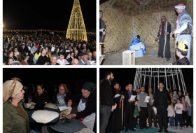 Yazidi activists and young people were invited to the Christmas holiday in Iraq