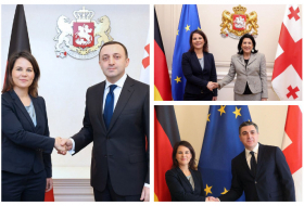 Представители власти Грузии встретились с министром иностранных дел Германии Анналена Бербок