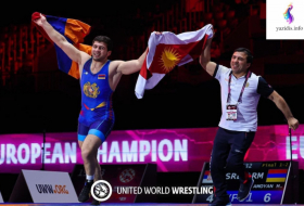 Yazidi athlete Malkhas Amoyan becomes double European champion